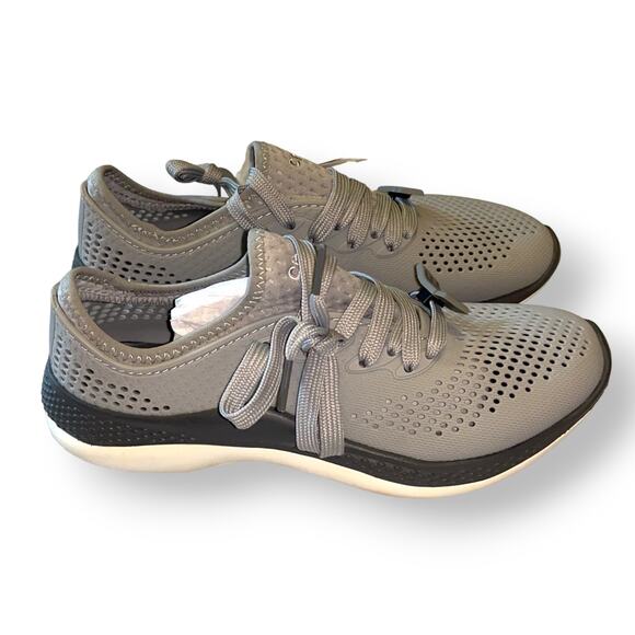 Crocs LiteRide 360 Pacer 206705 Running/ Casual Shoes Women's Size 6 - Gray - Picture 1 of 11